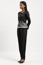 Lattice Ikat Top