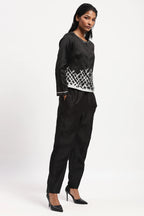 Lattice Ikat Top