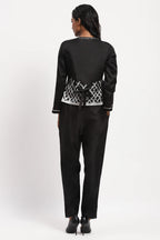Lattice Ikat Top