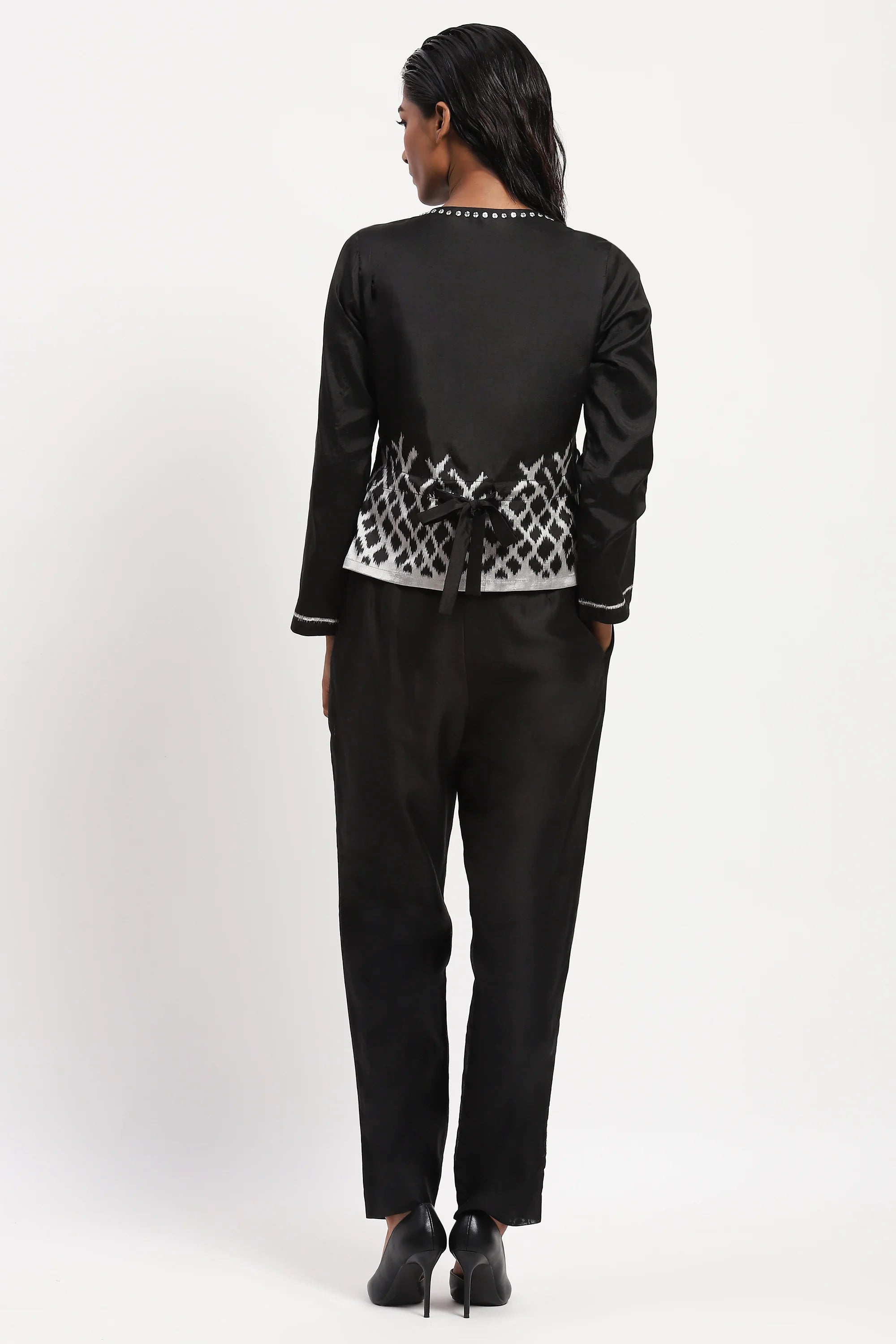 Lattice Ikat Top