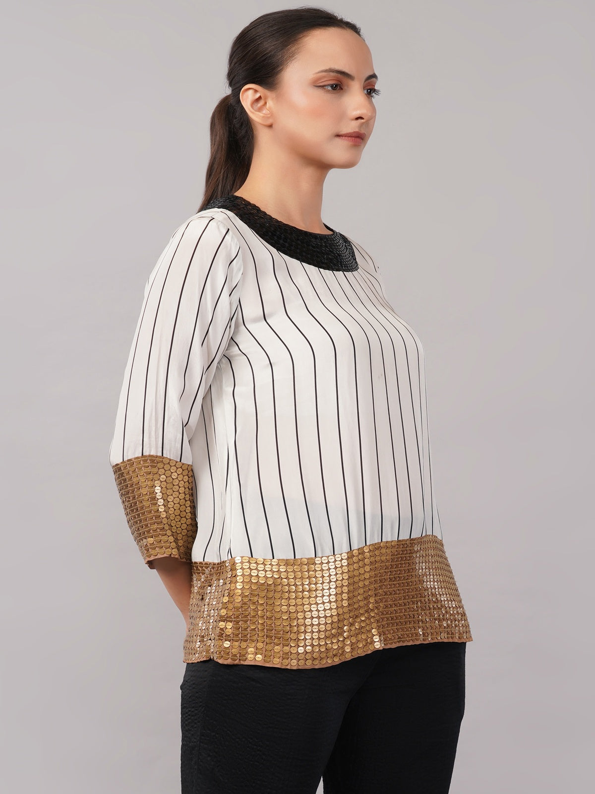 Solid Stripes Top