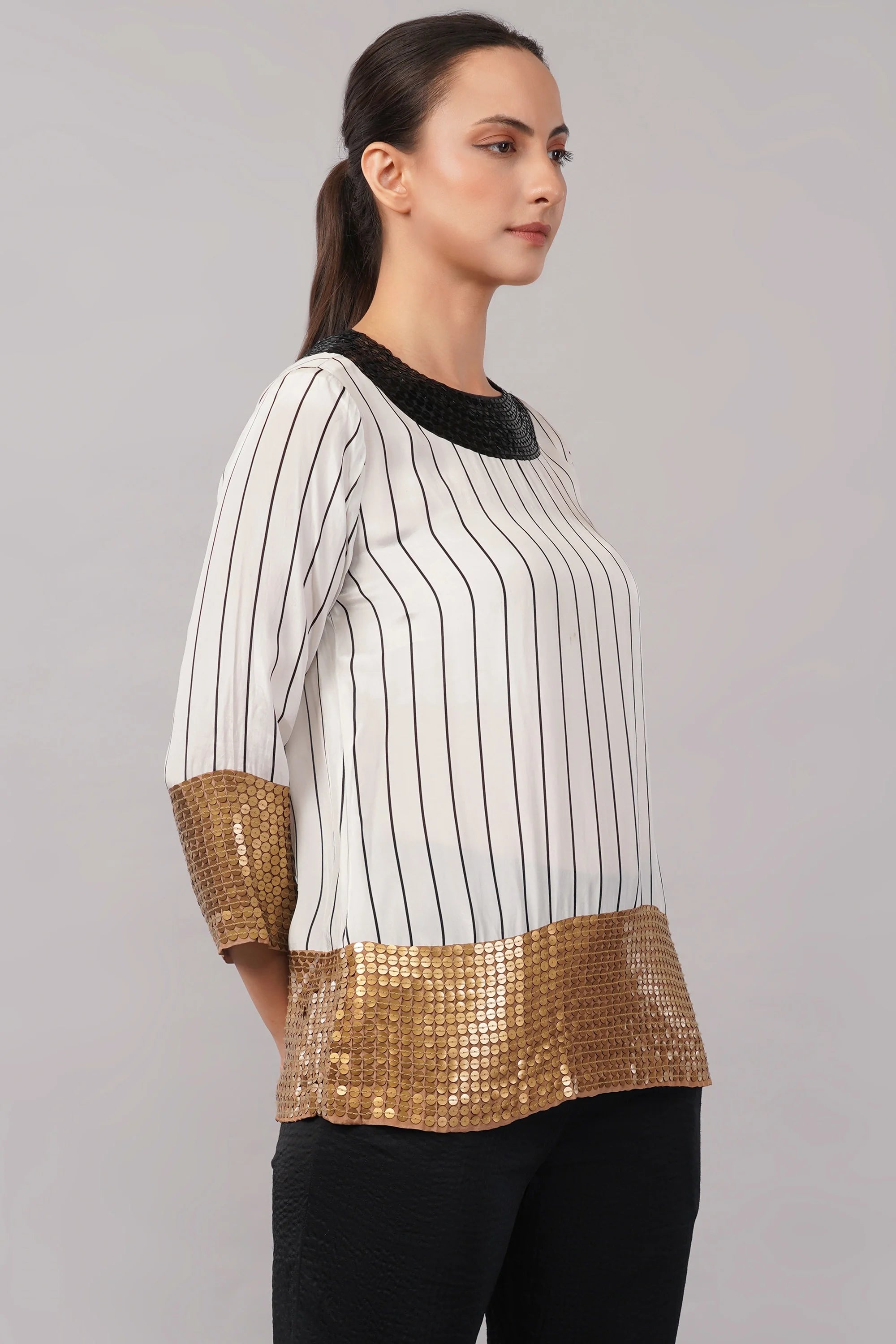 Solid Stripes Top