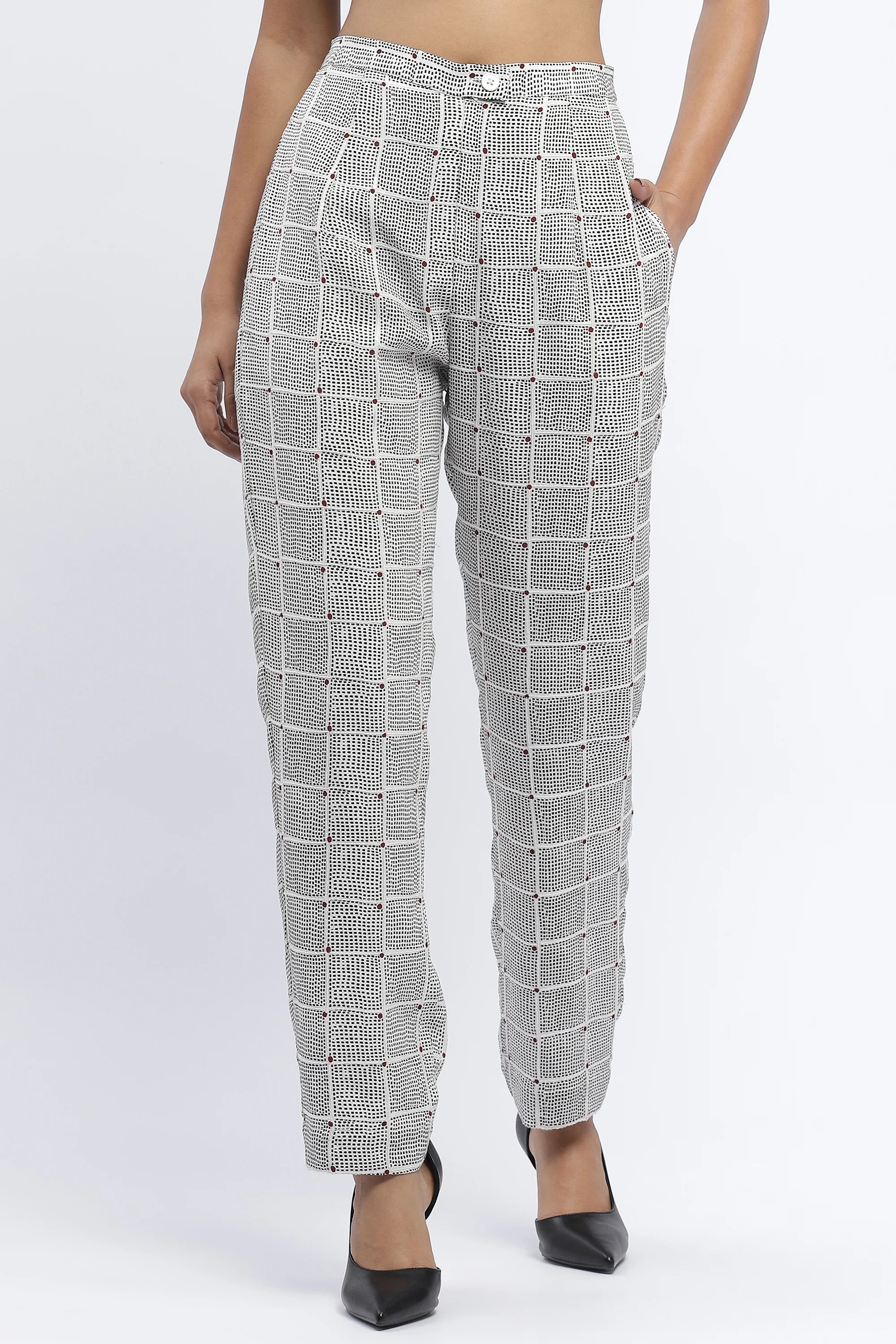 Dot Checks Trouser