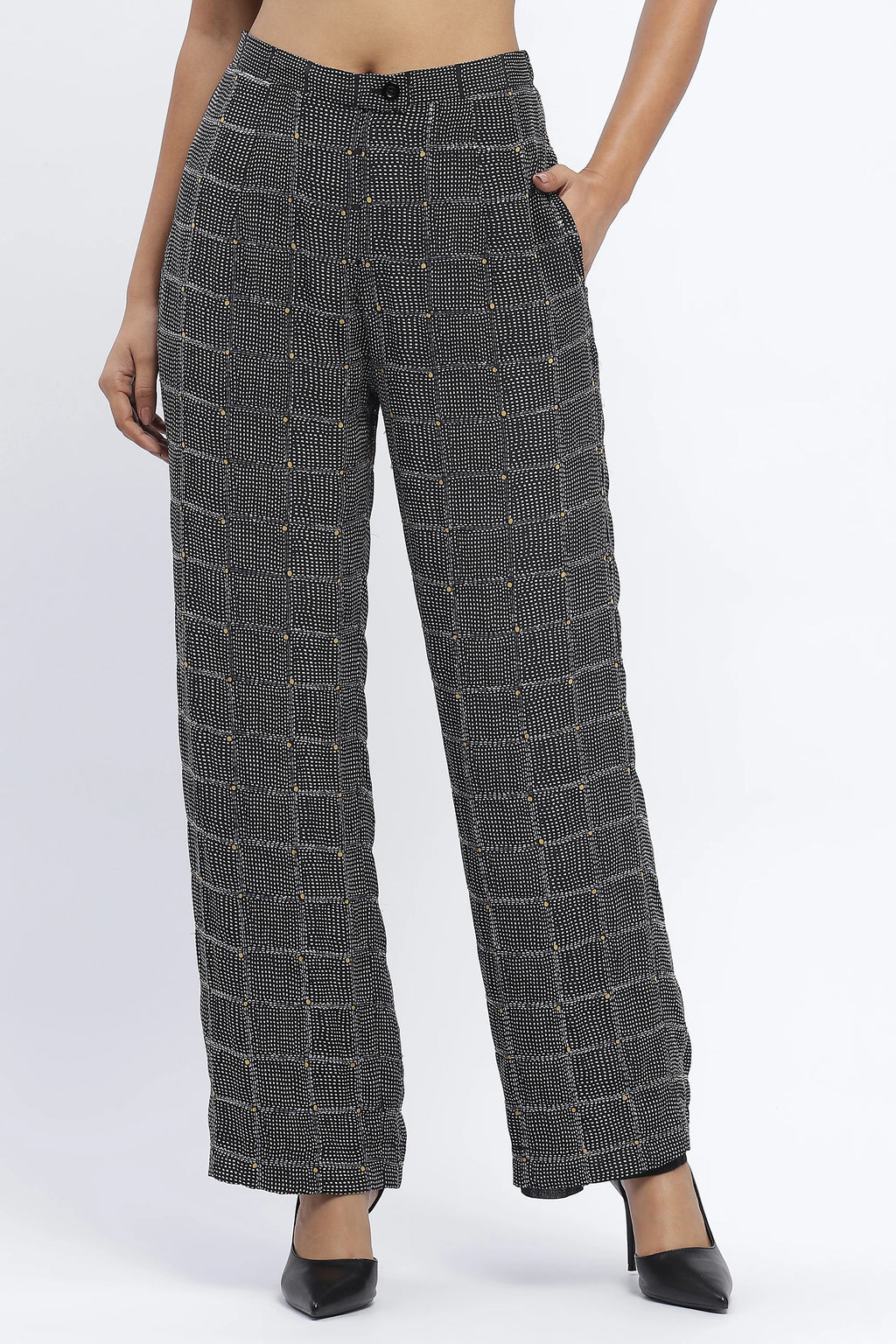 Dot Checks Trouser