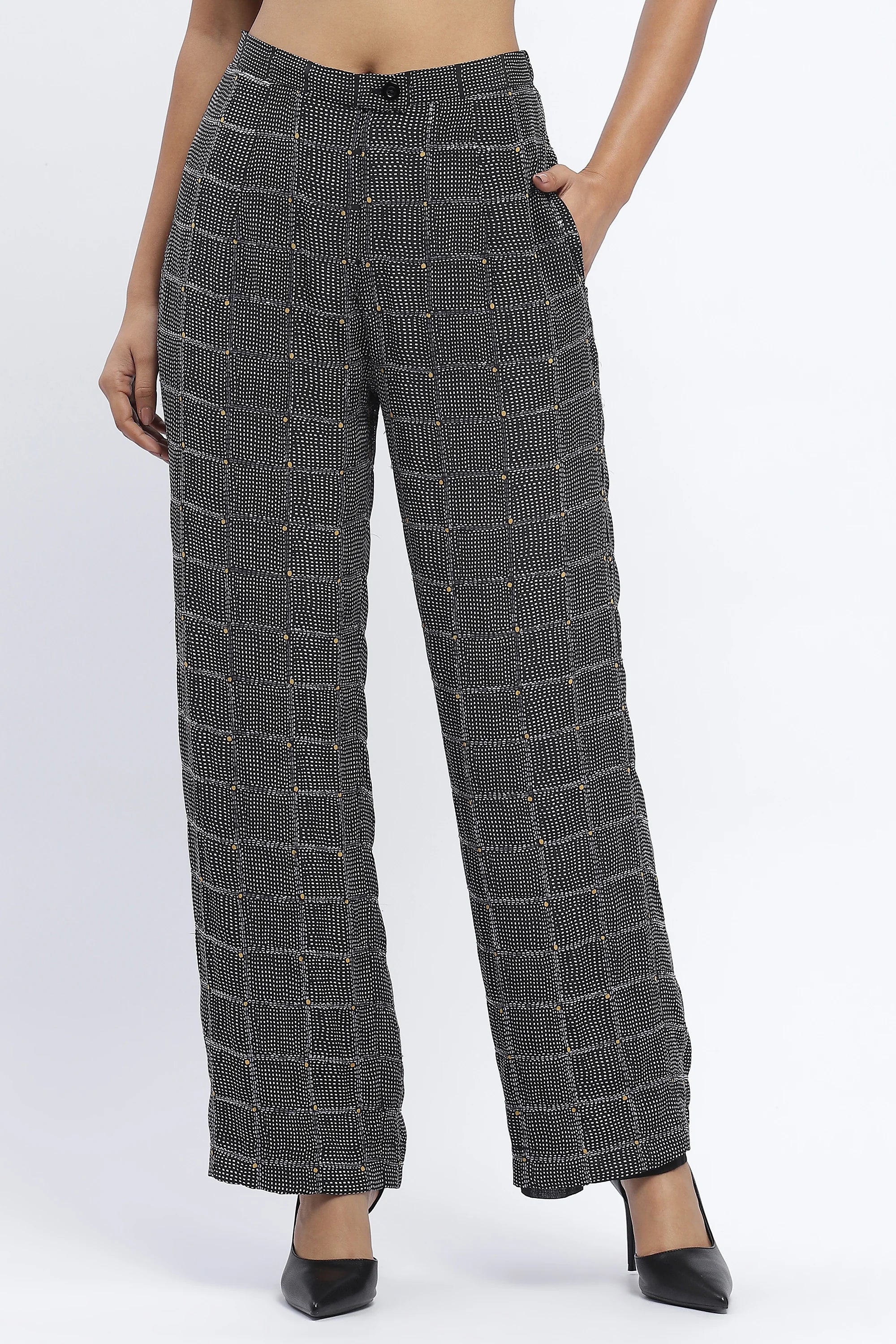 Dot Checks Trouser