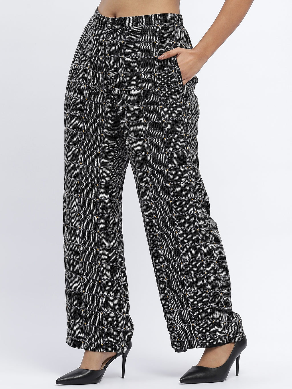 Dot Checks Trouser