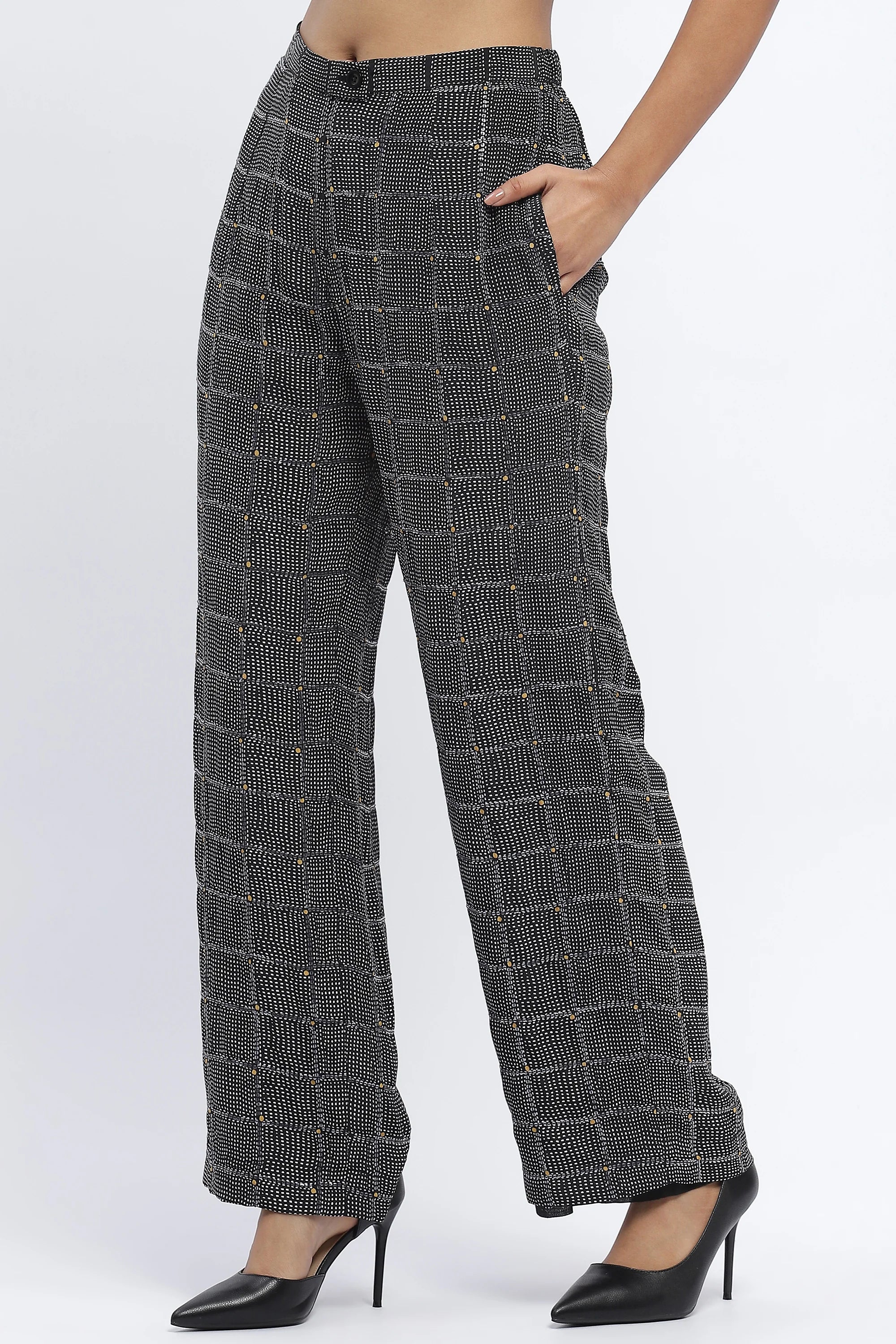 Dot Checks Trouser