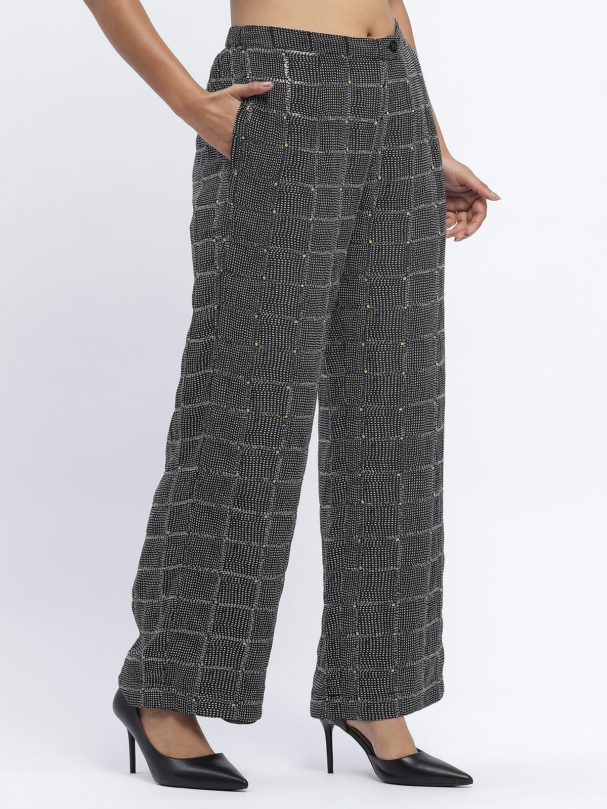 Dot Checks Trouser