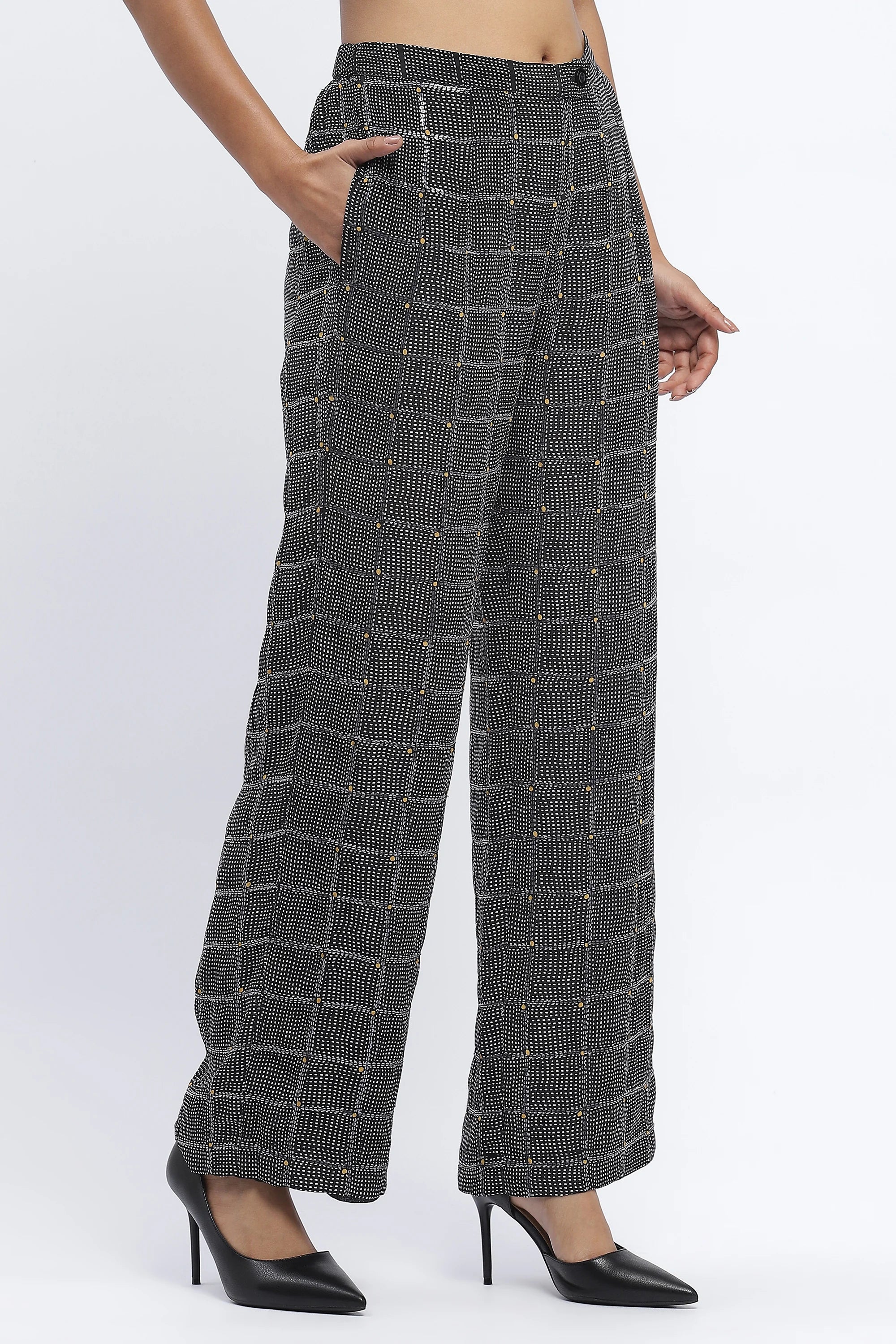 Dot Checks Trouser