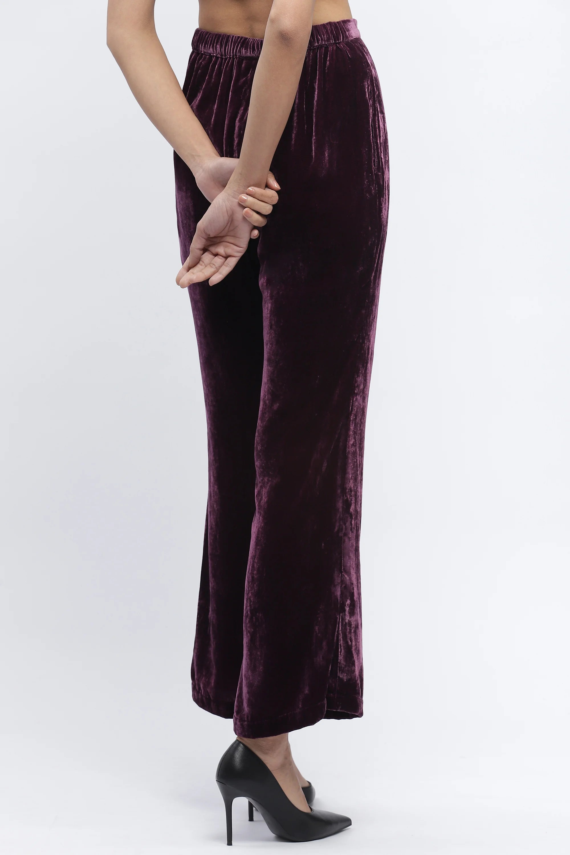 Velvet Solid Trouser