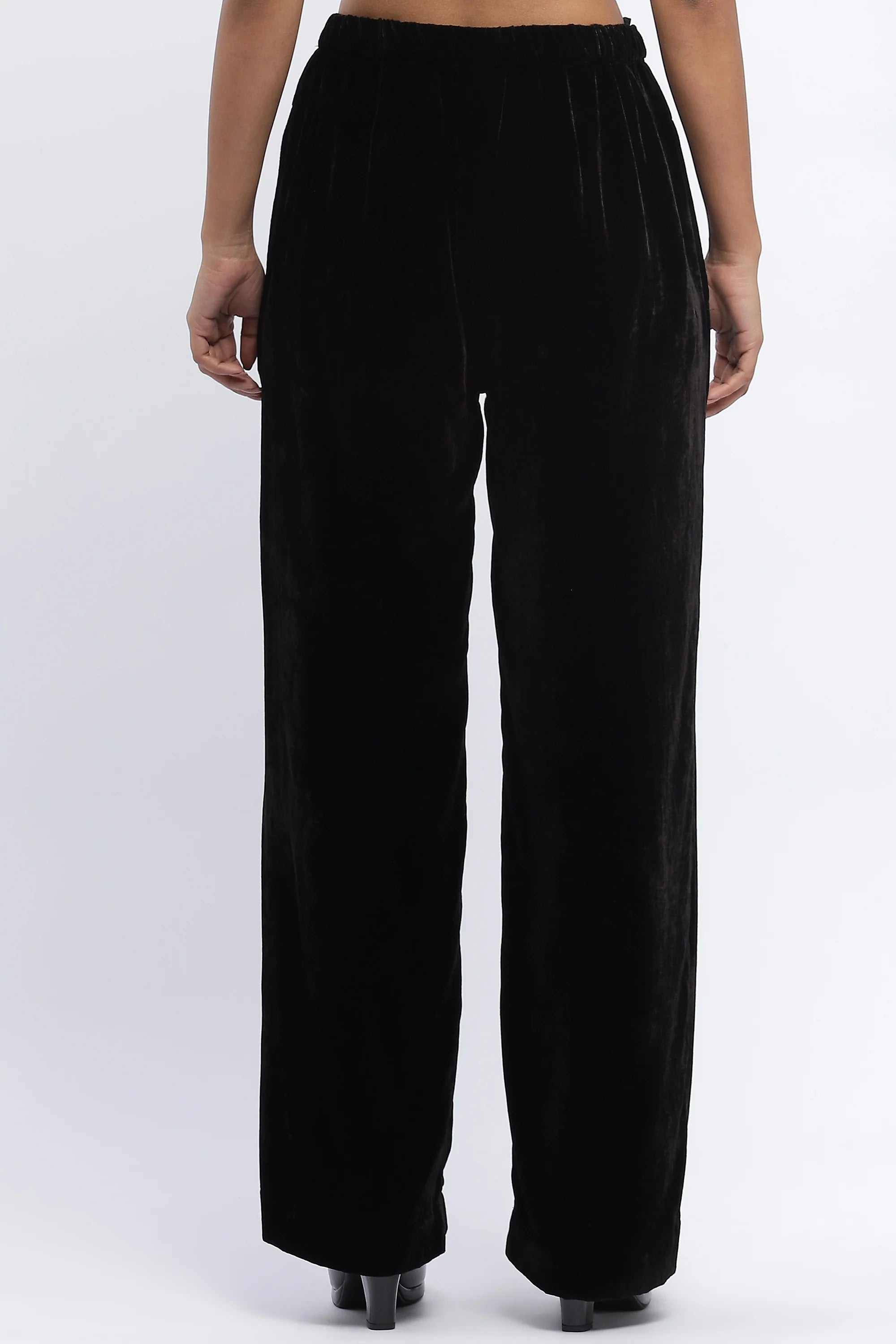 Velvet Solid Trouser