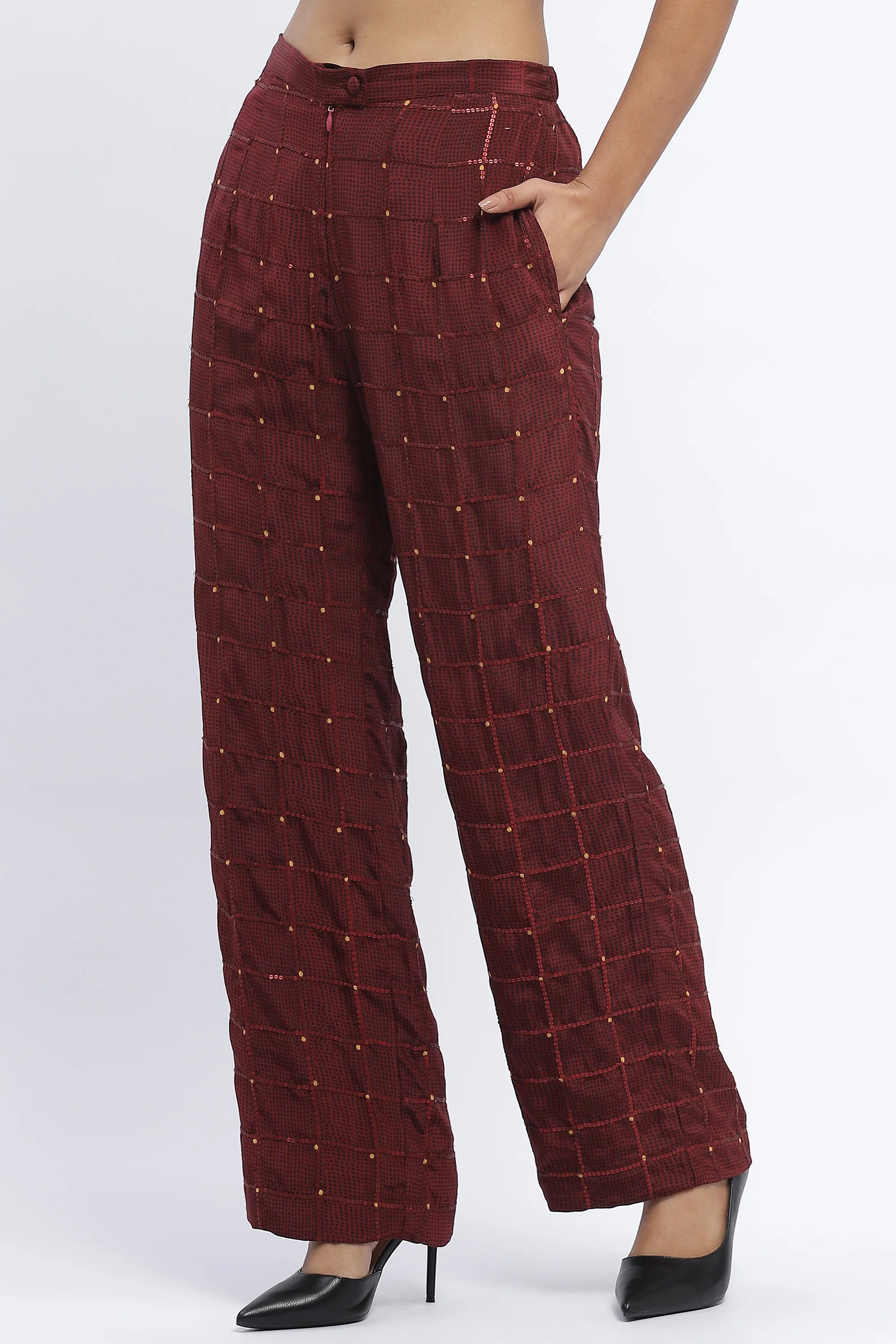 Dot Checks Trouser