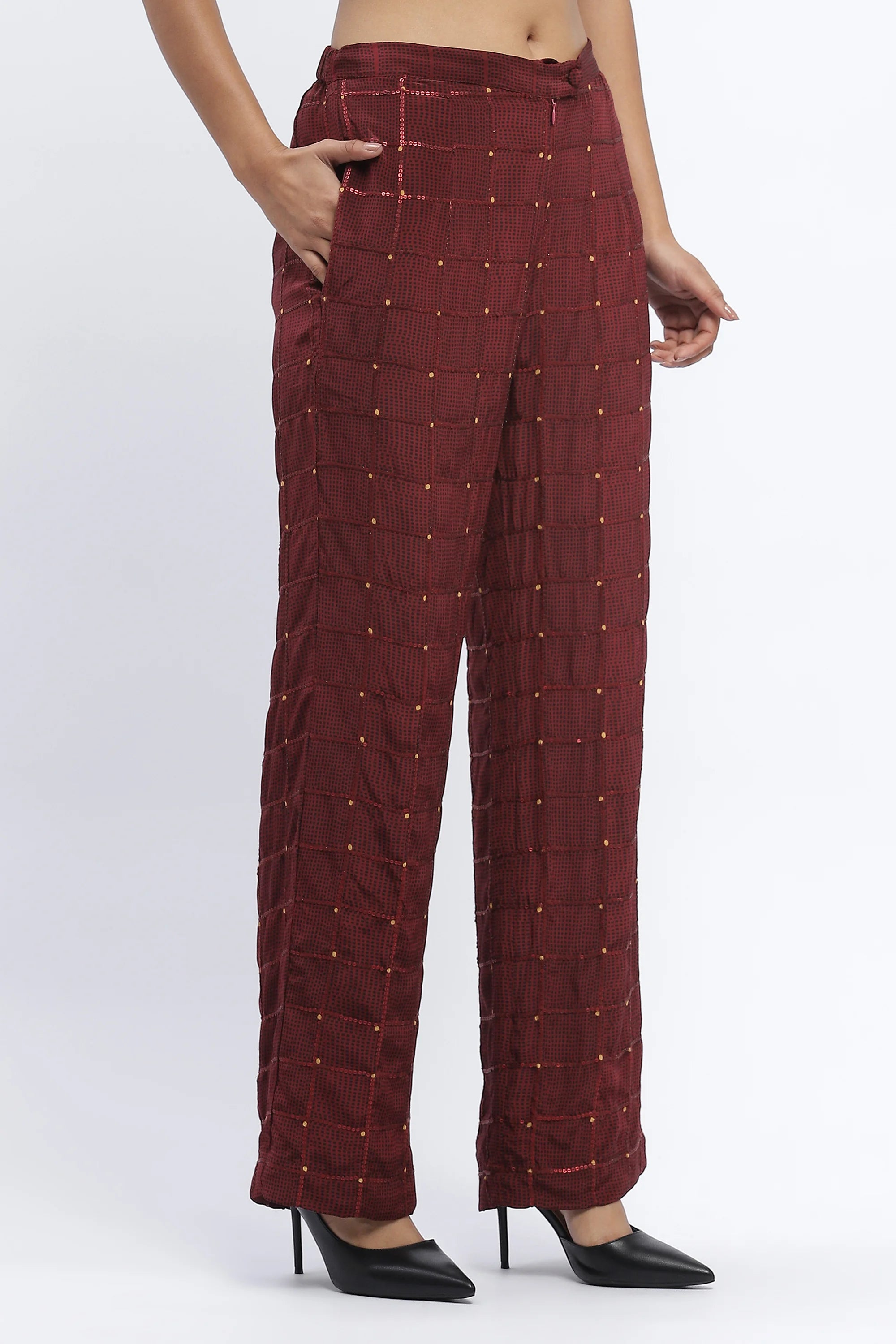 Dot Checks Trouser