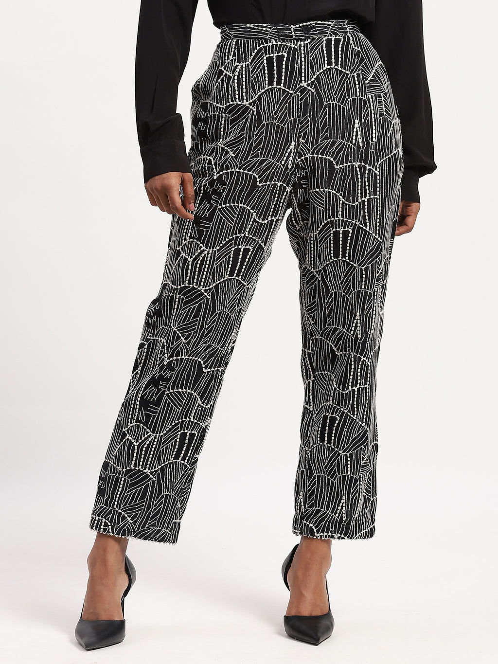 Tribal Embroidery Trouser