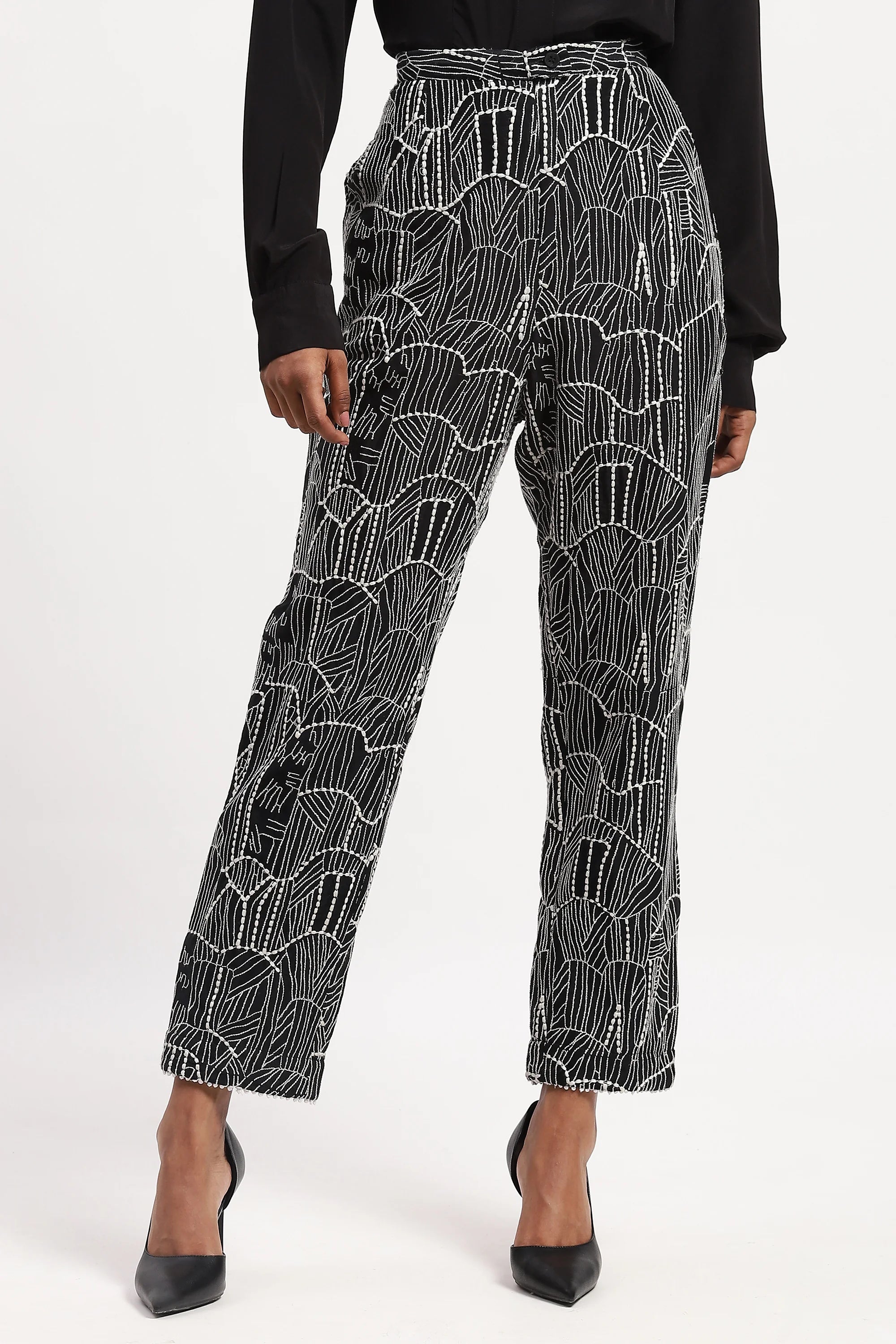 Tribal Embroidery Trouser