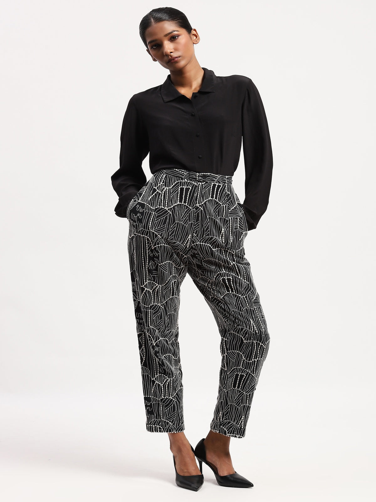 Tribal Embroidery Trouser
