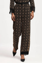 Embellished Wicker Pattern Trouser