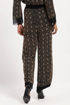 Embellished Wicker Pattern Trouser