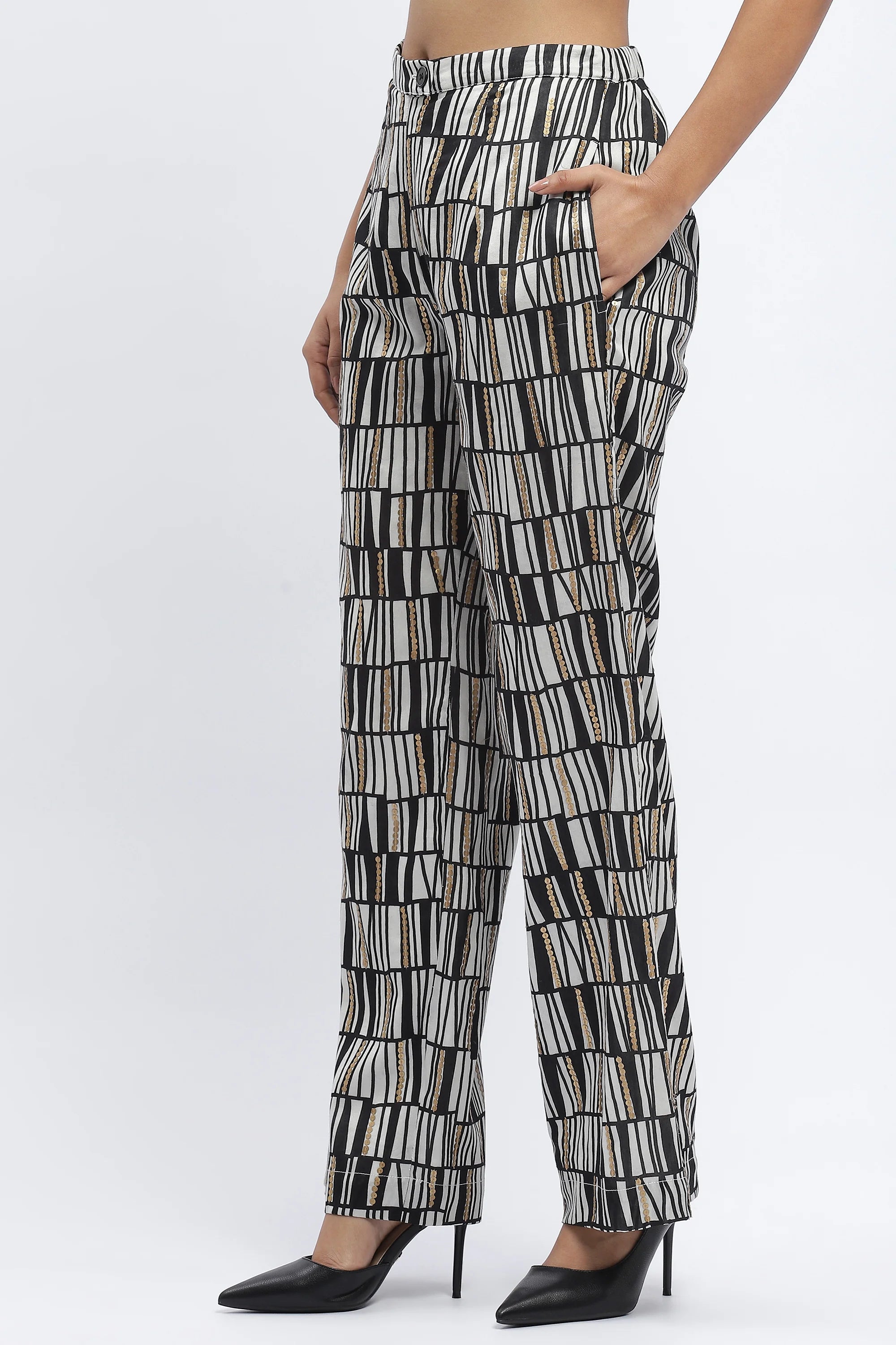 Broken Lines Trouser