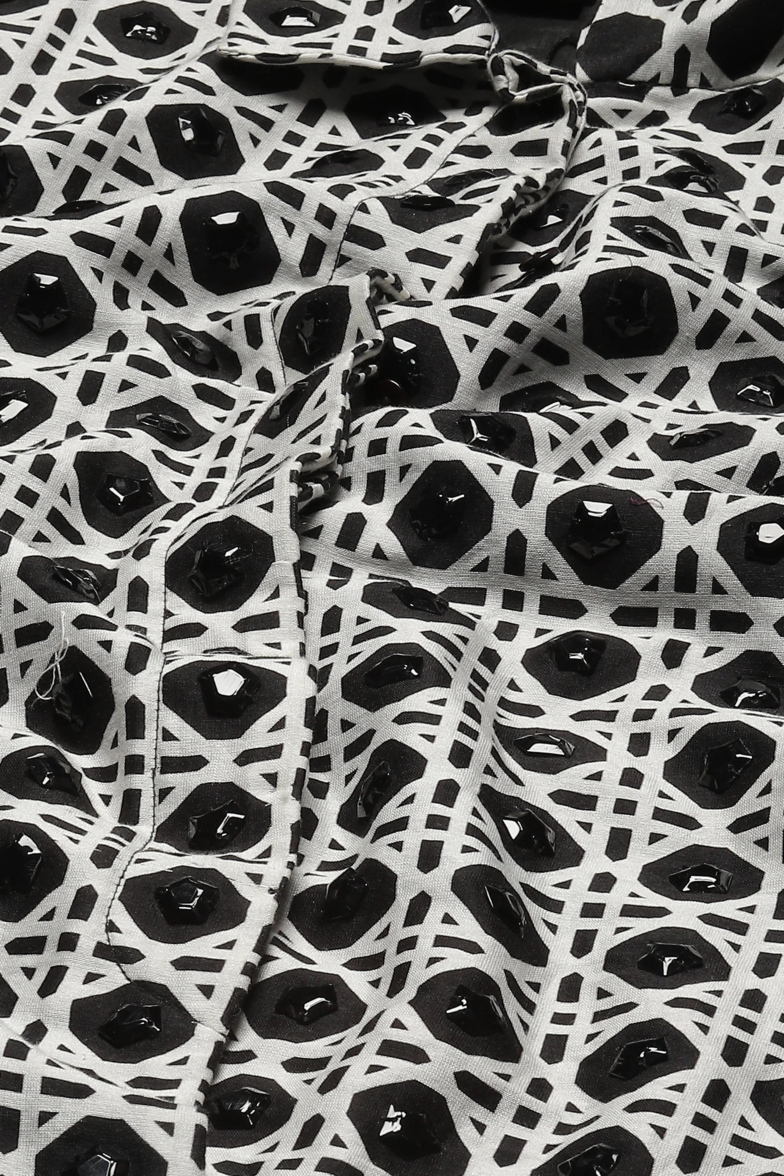 Basket Print Trouser