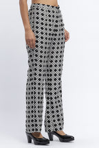 Basket Print Trouser