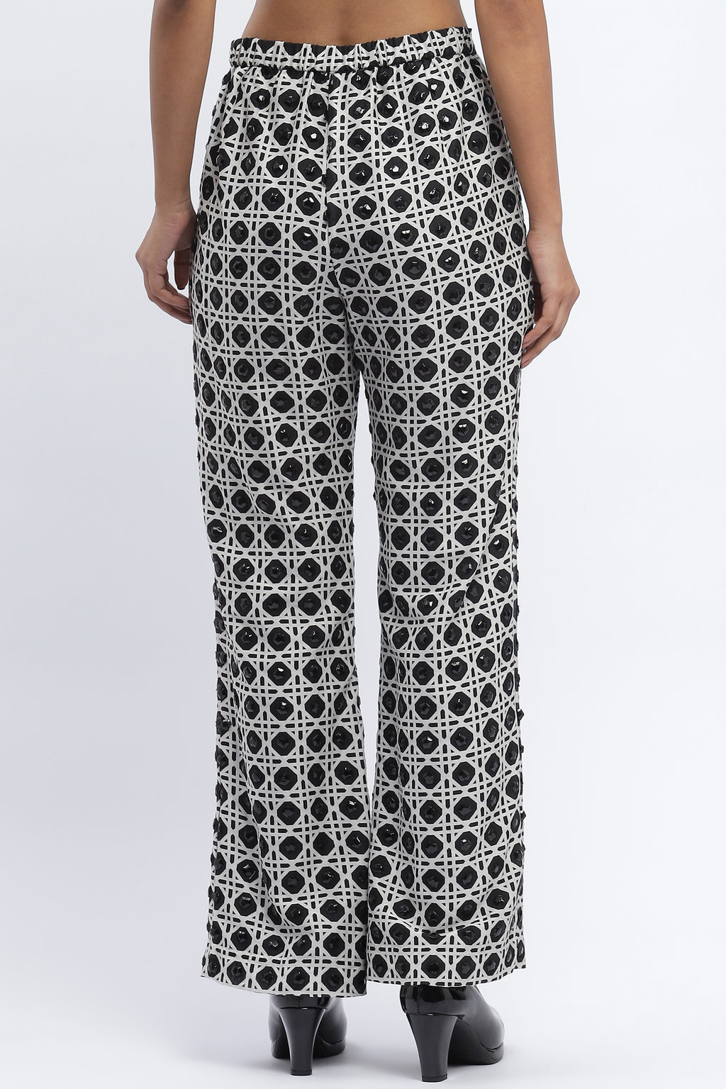 Basket Print Trouser