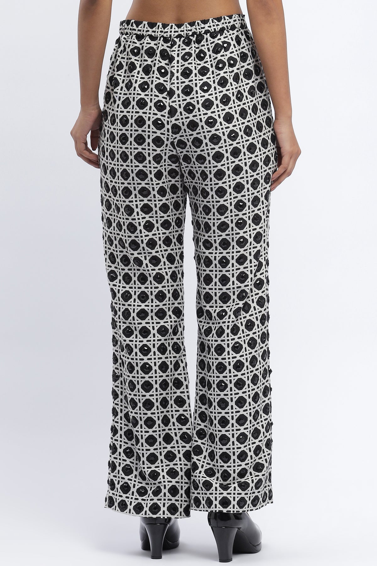 Basket Print Trouser