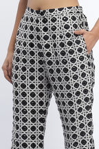 Basket Print Trouser