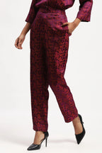 Floral Tanchoi Trouser