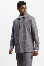 Diagonal Print Jacket