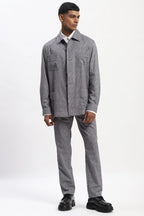 Diagonal Print Jacket