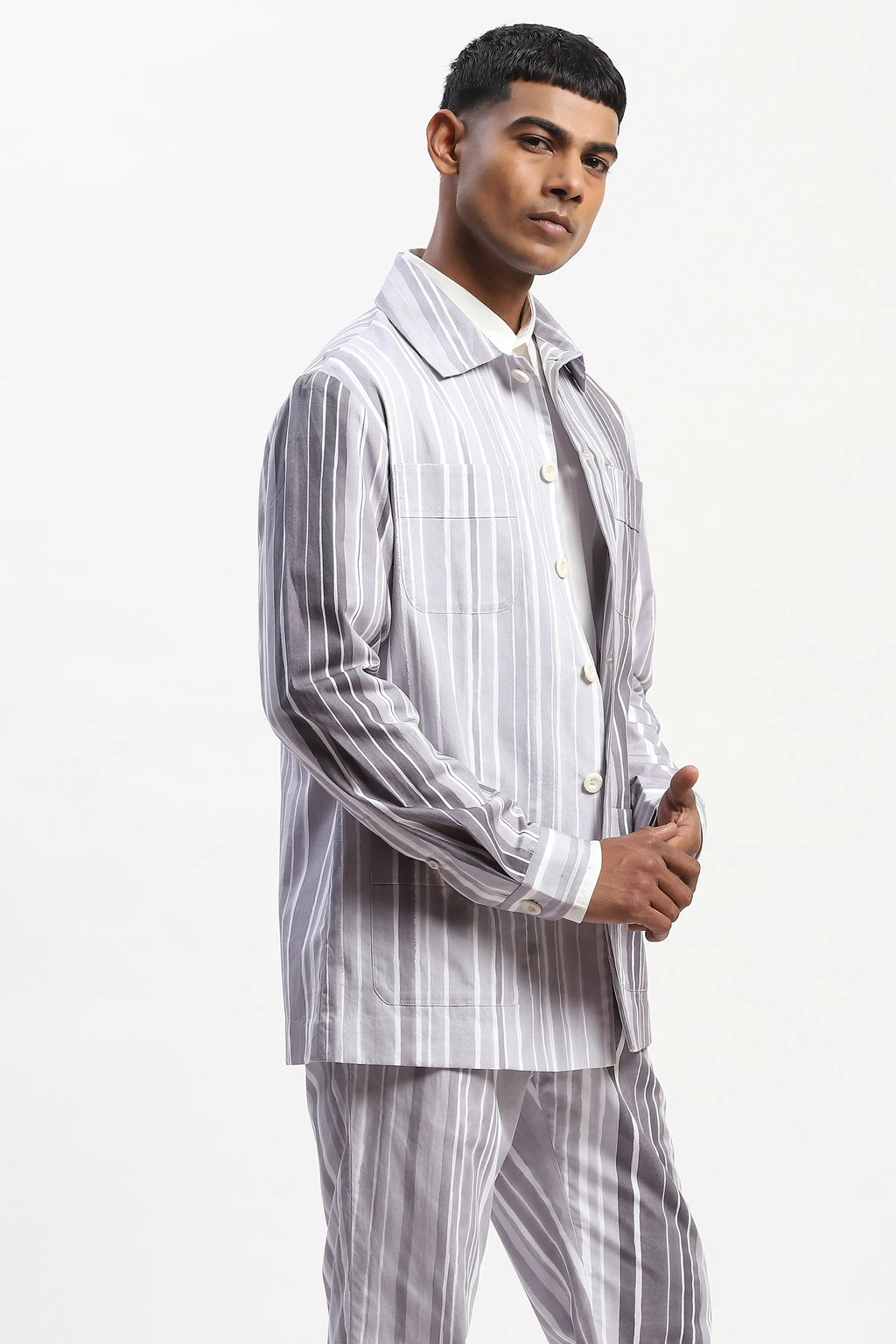 Watercolour Stripes Jacket