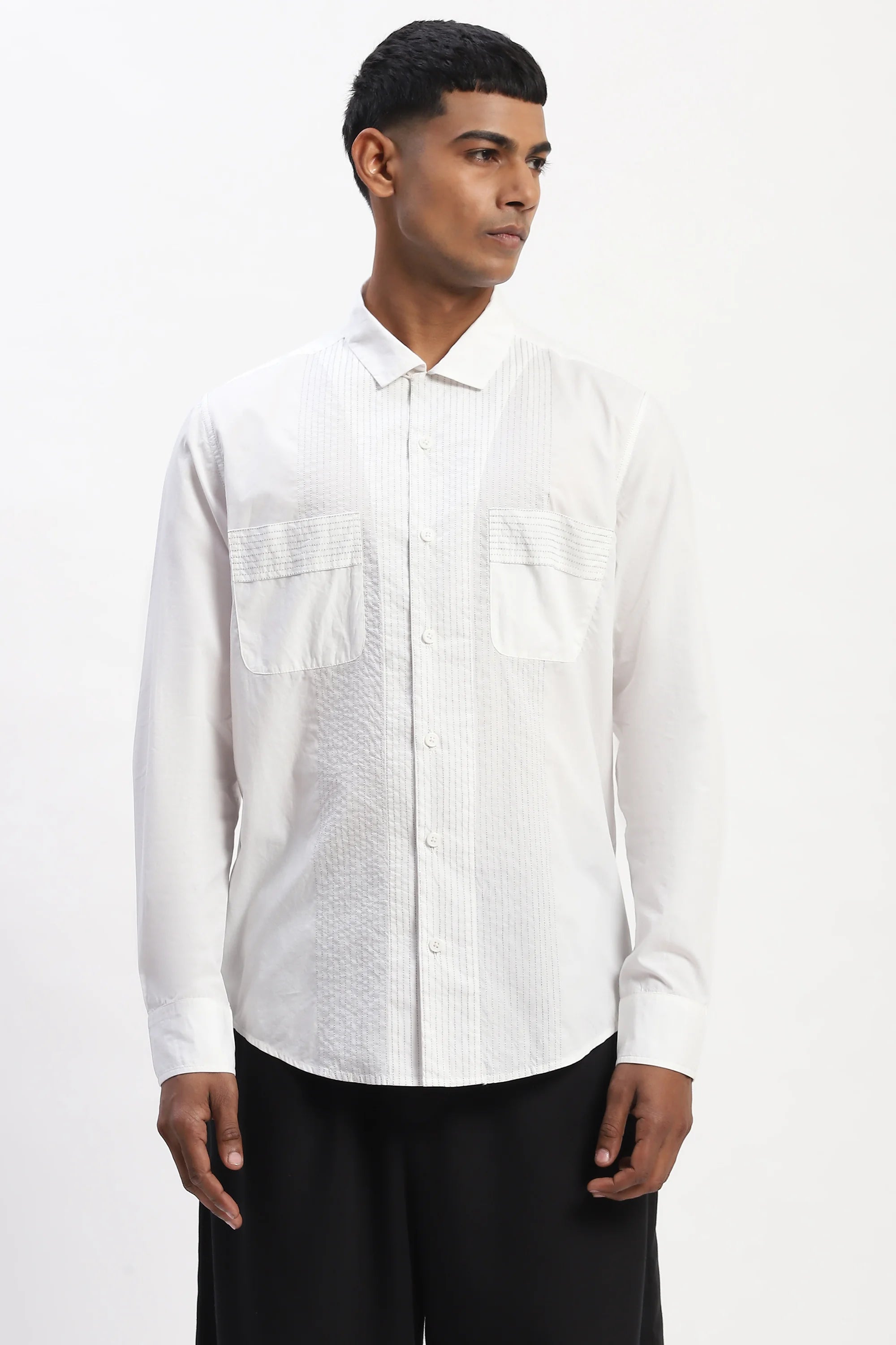 Engineered Trapunto Shirt
