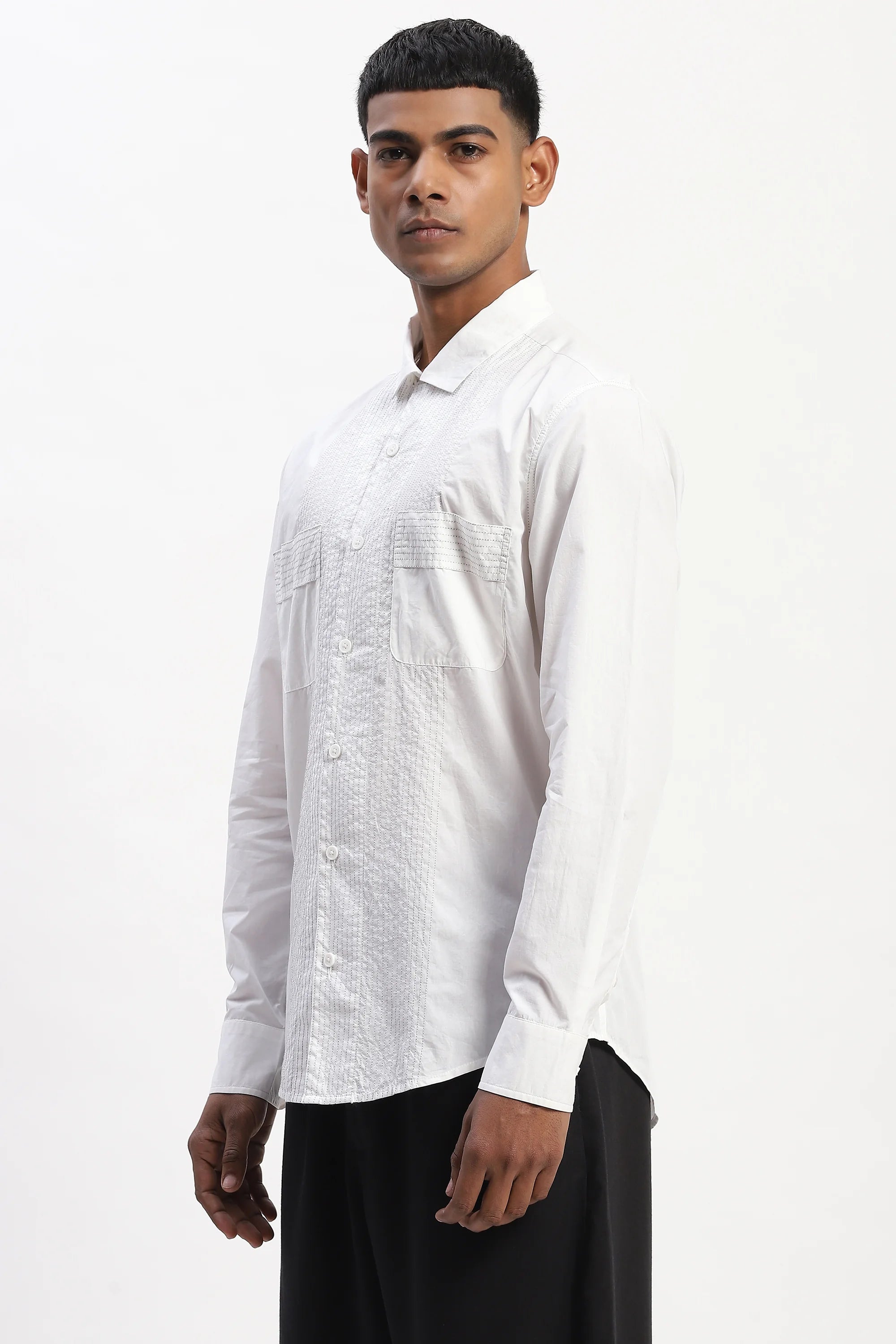 Engineered Trapunto Shirt
