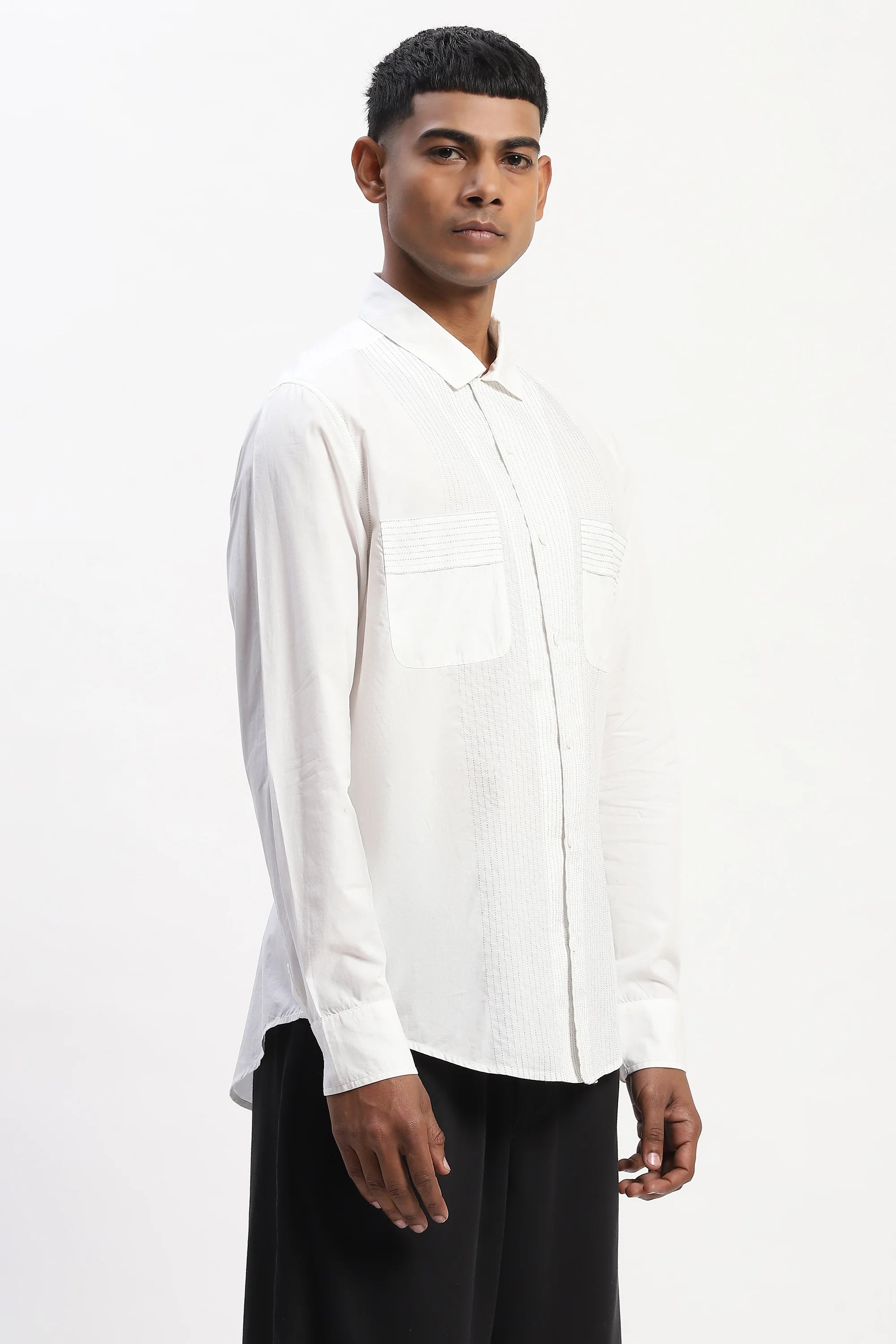 Engineered Trapunto Shirt