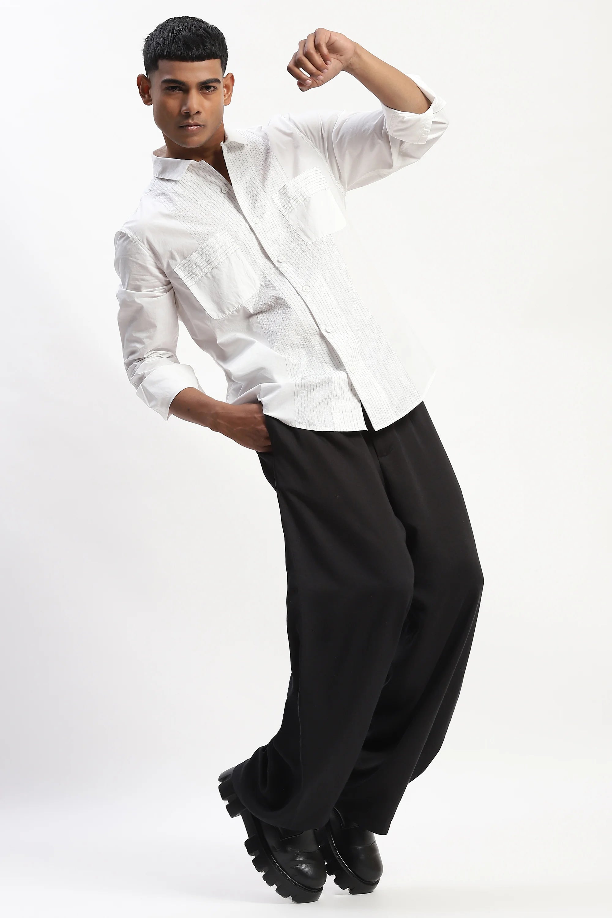Engineered Trapunto Shirt