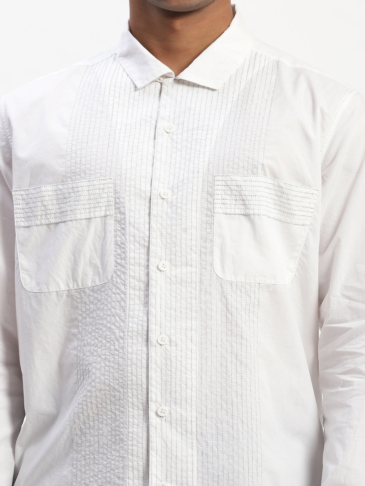 Engineered Trapunto Shirt