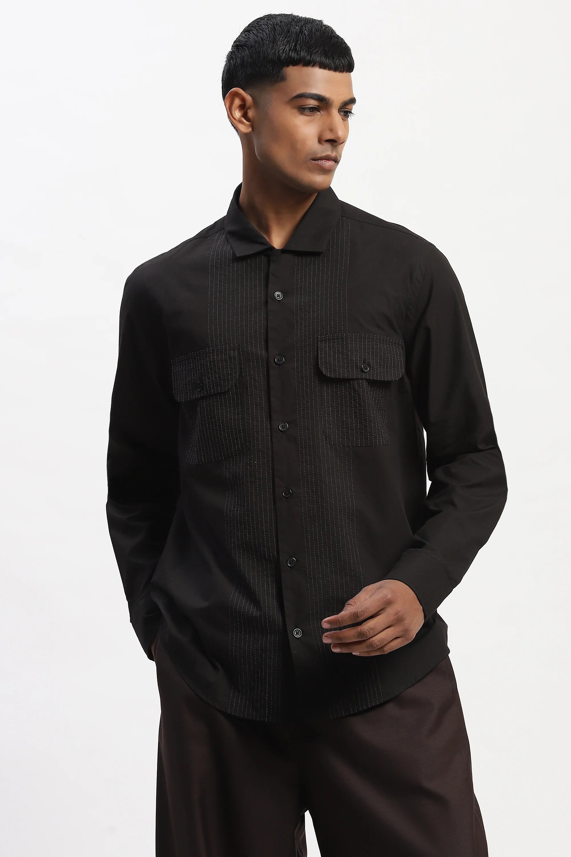 Engineered Trapunto Shirt