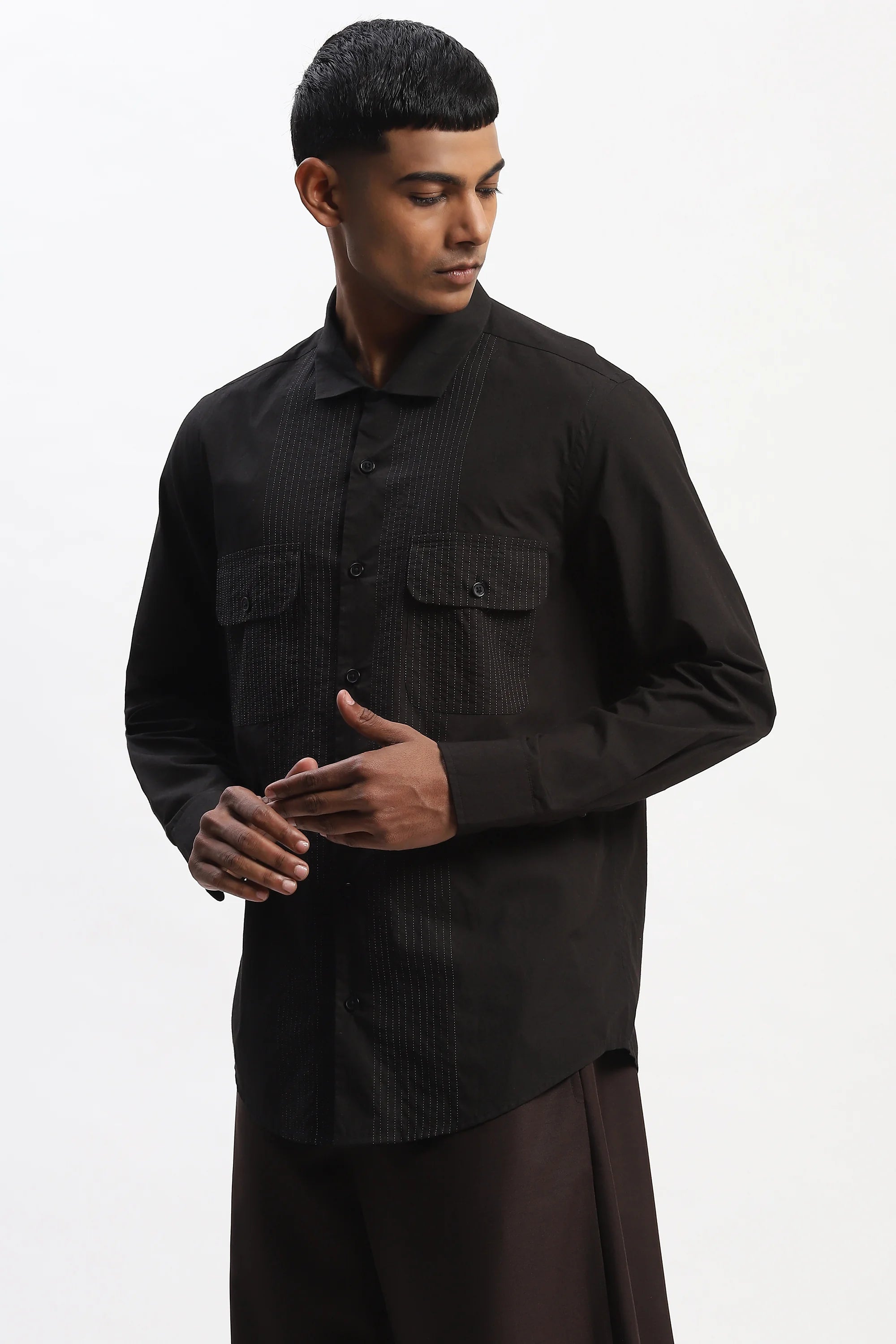Engineered Trapunto Shirt