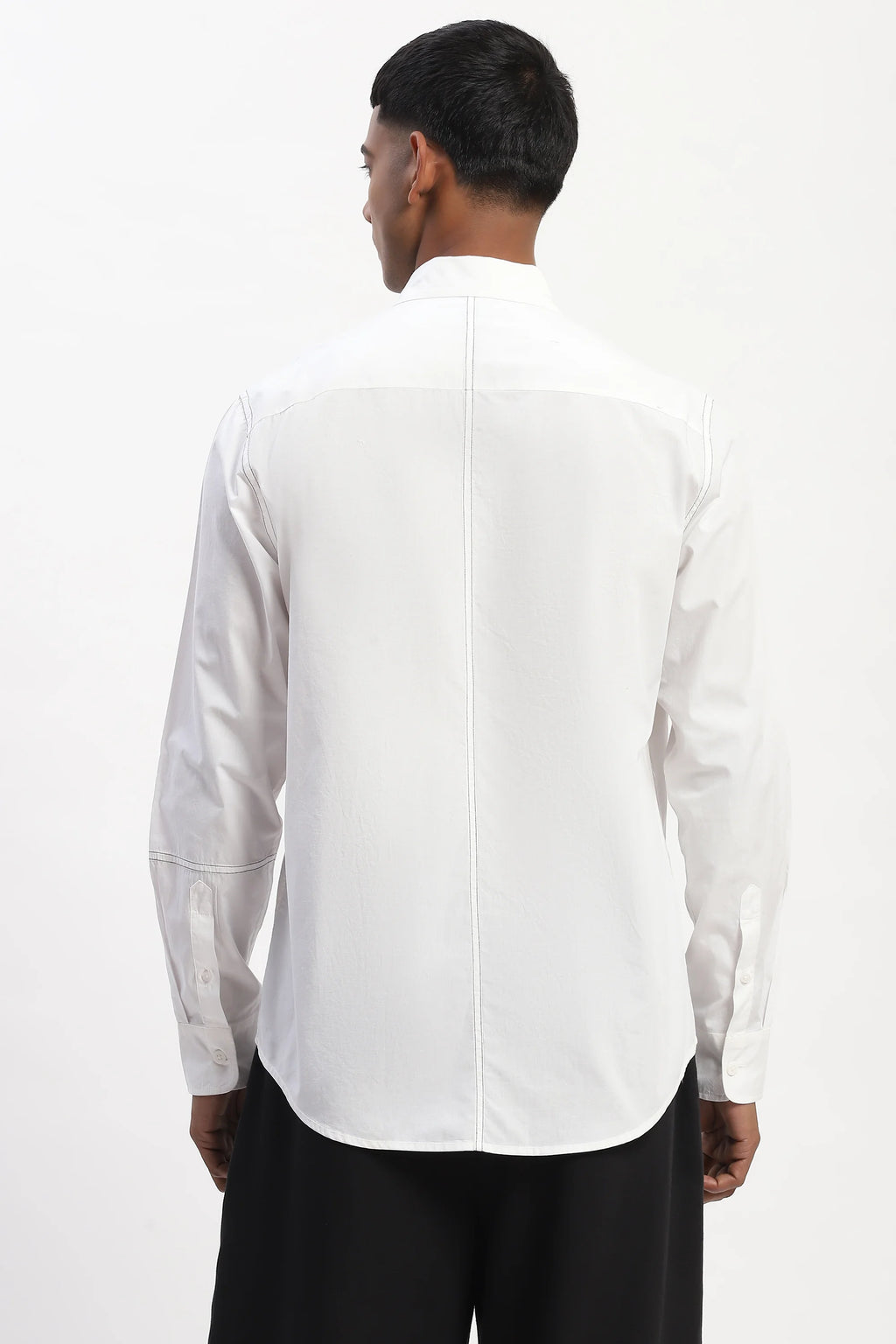 Tonal Patchwork Shirt