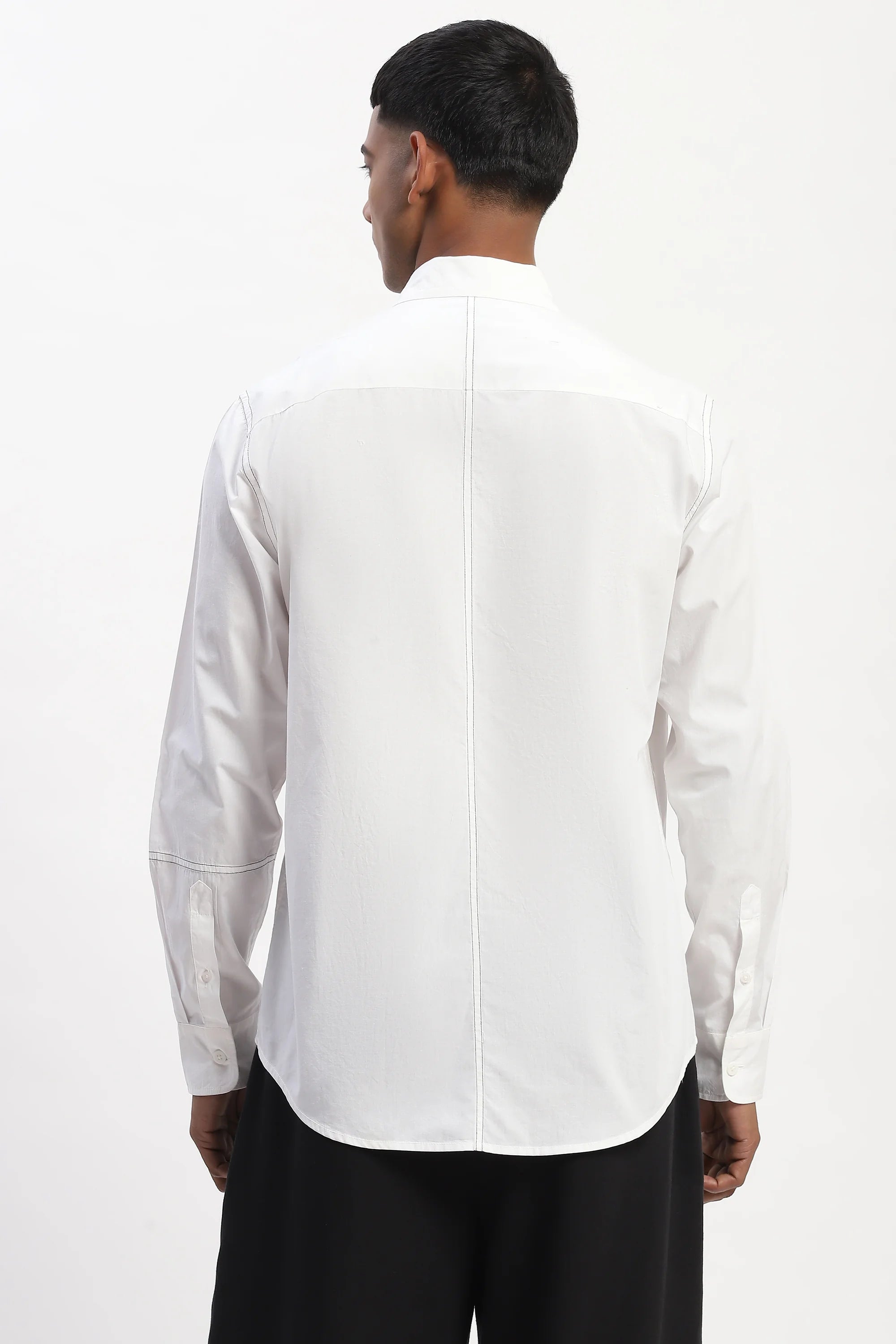 Tonal Patchwork Shirt