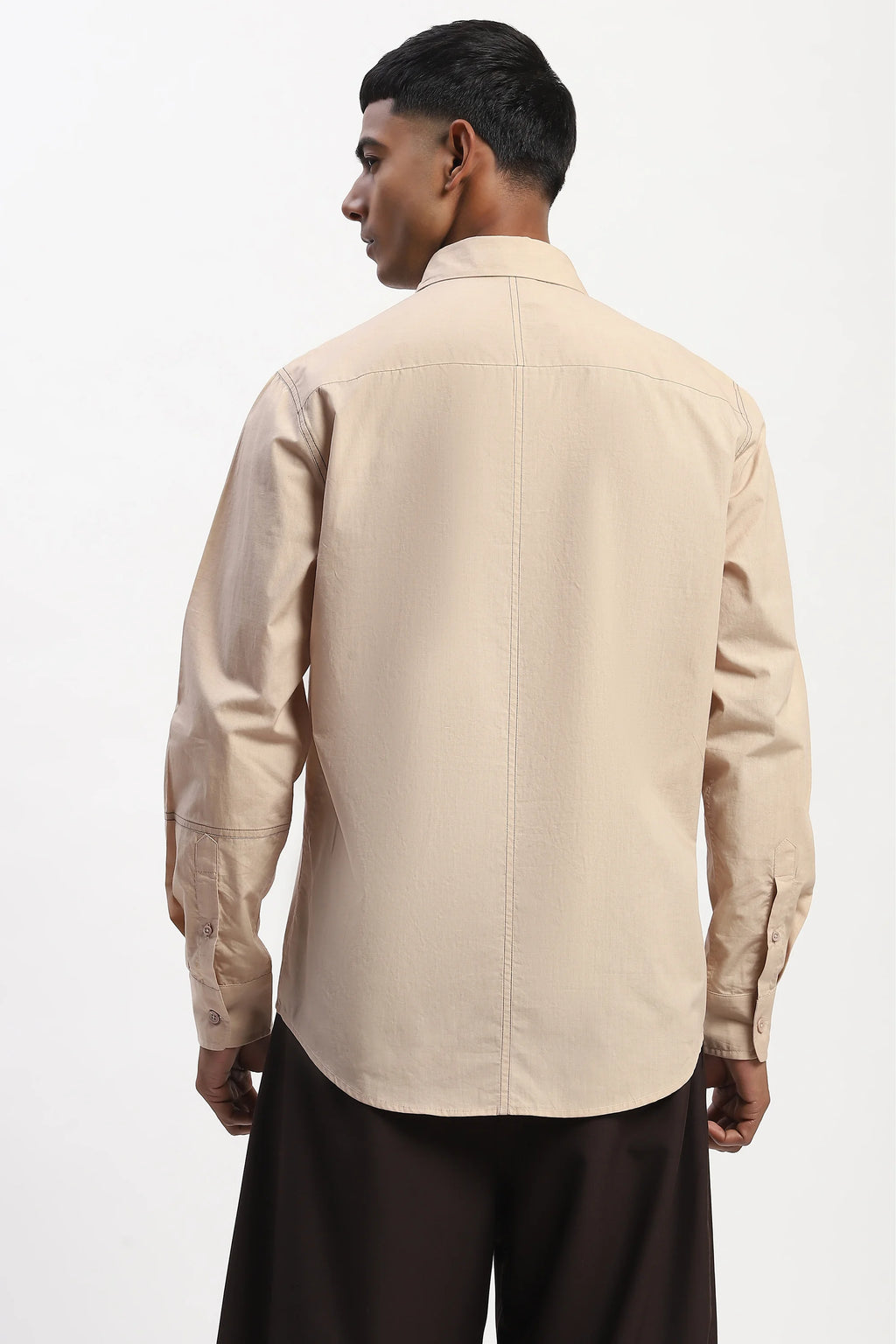 Tonal Patchwork Shirt