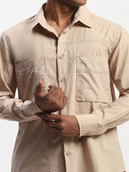 Tonal Patchwork Shirt