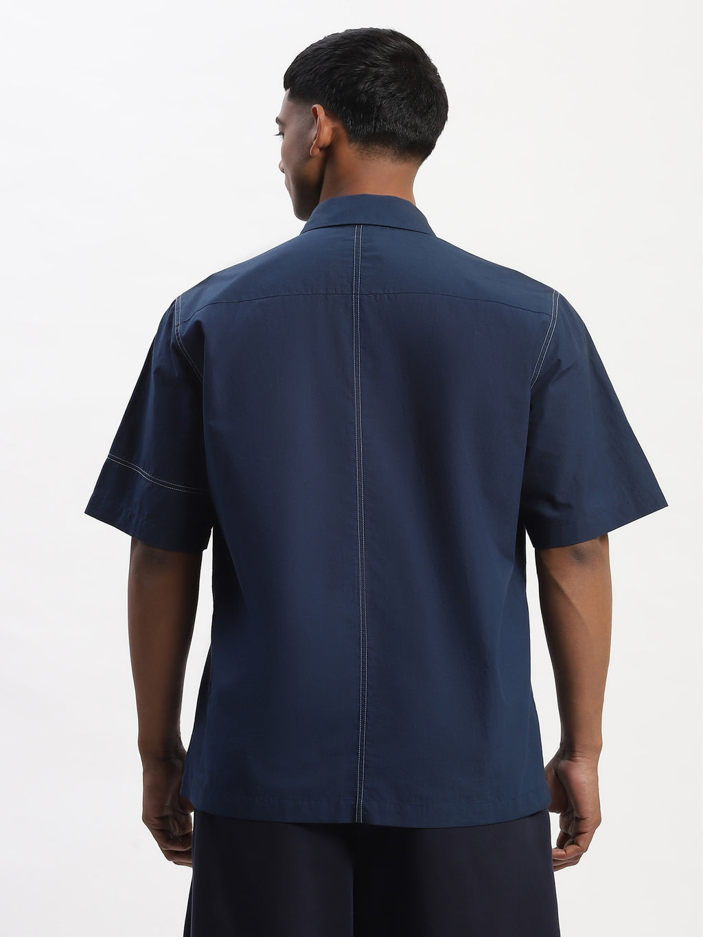 Tonal Patchwork Shirt