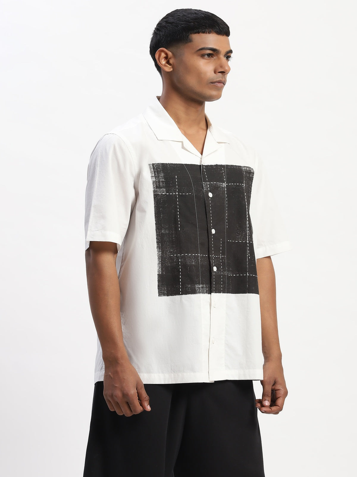 Engineered Blockprint Shirt