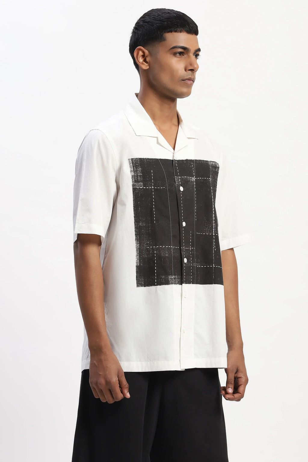 Engineered Blockprint Shirt