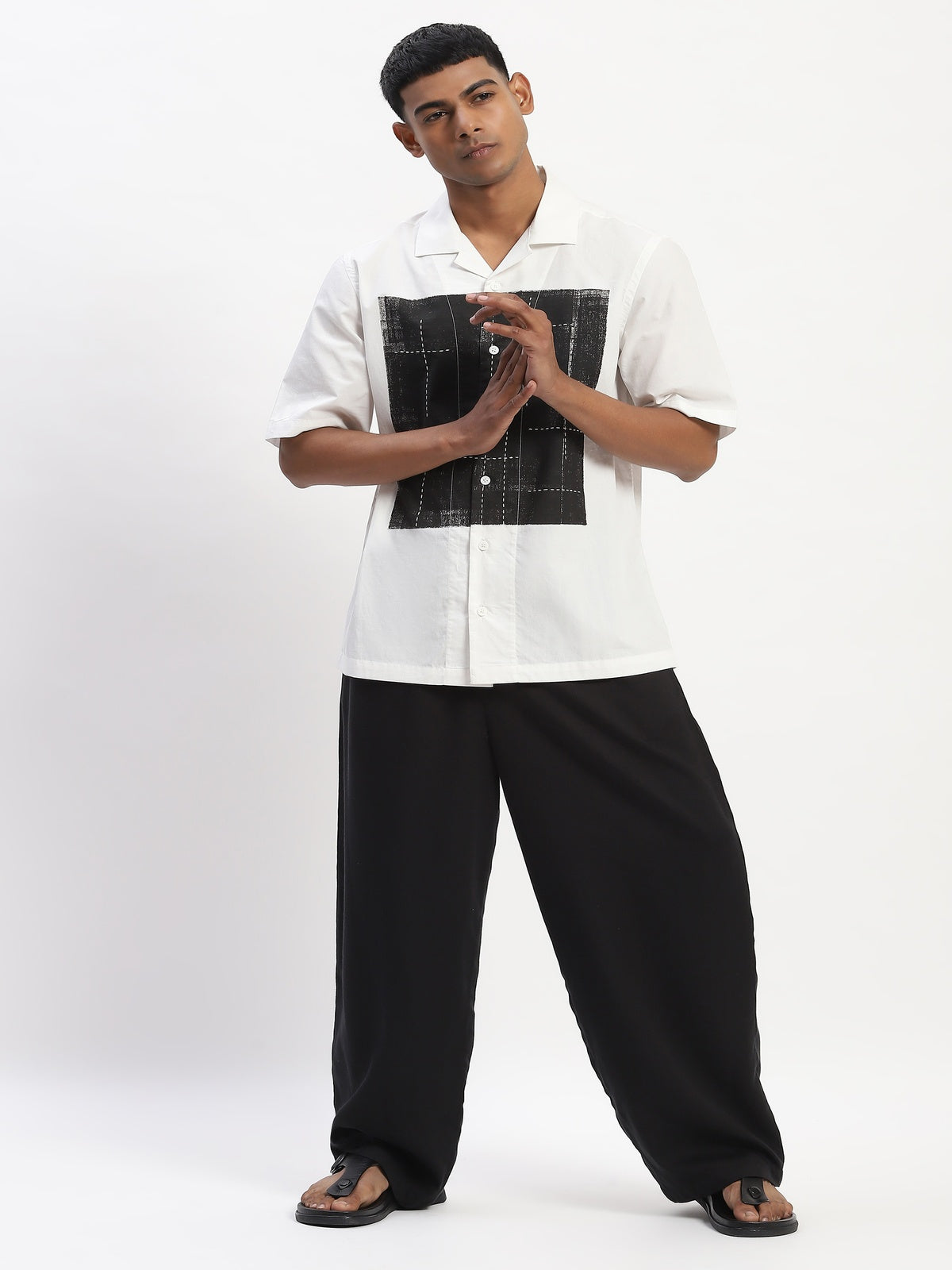 Engineered Blockprint Shirt