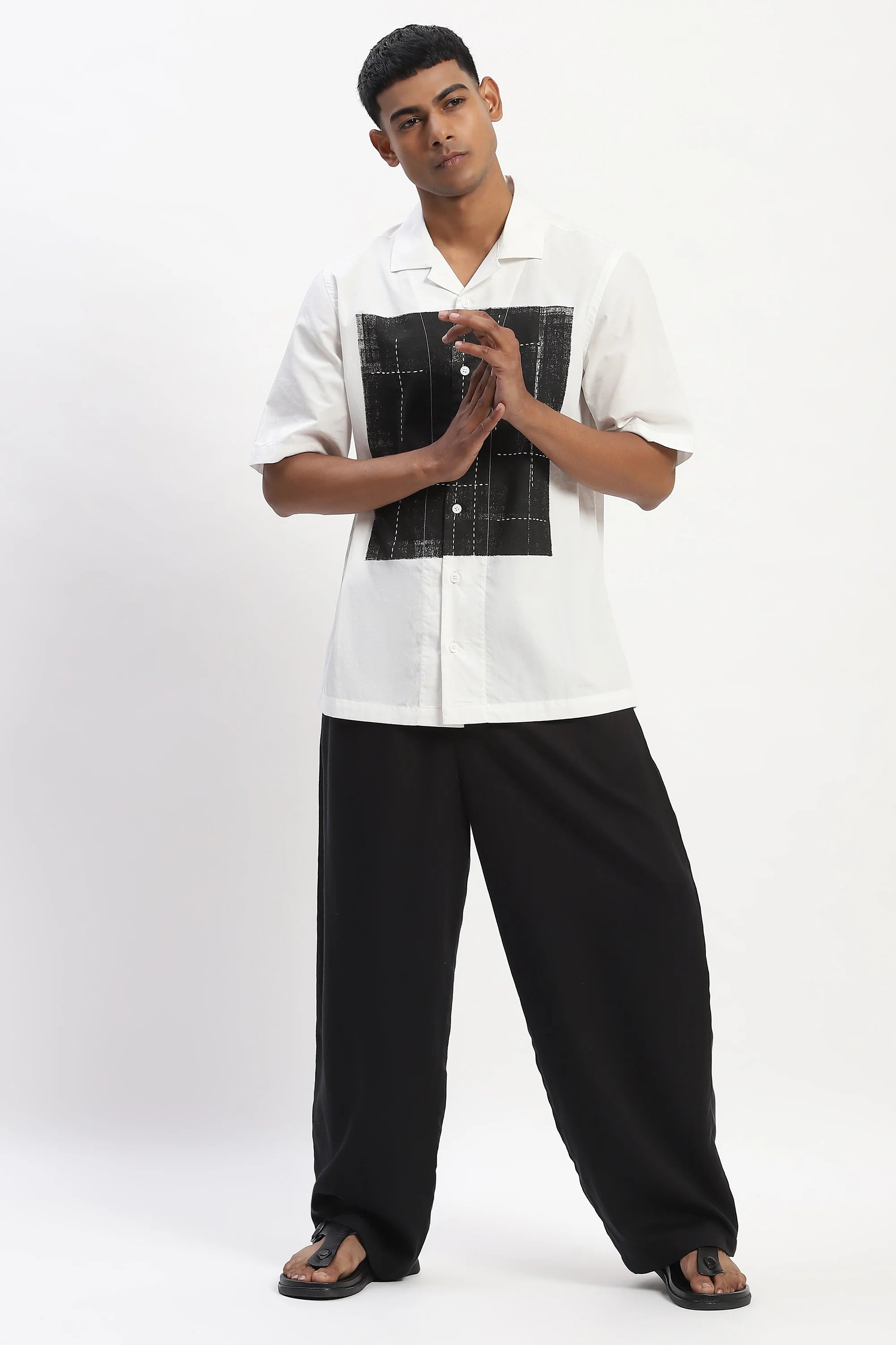Engineered Blockprint Shirt