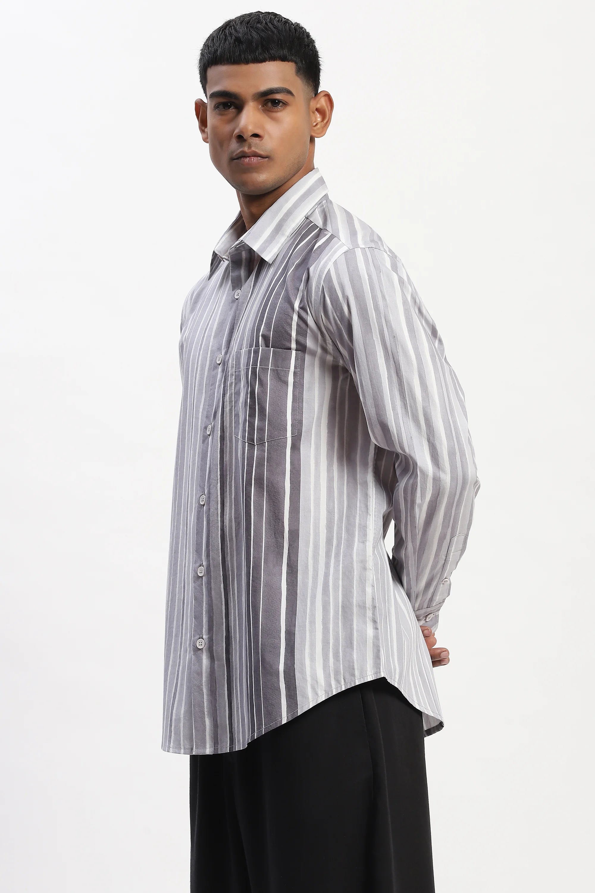 Watercolour Stripes Shirt