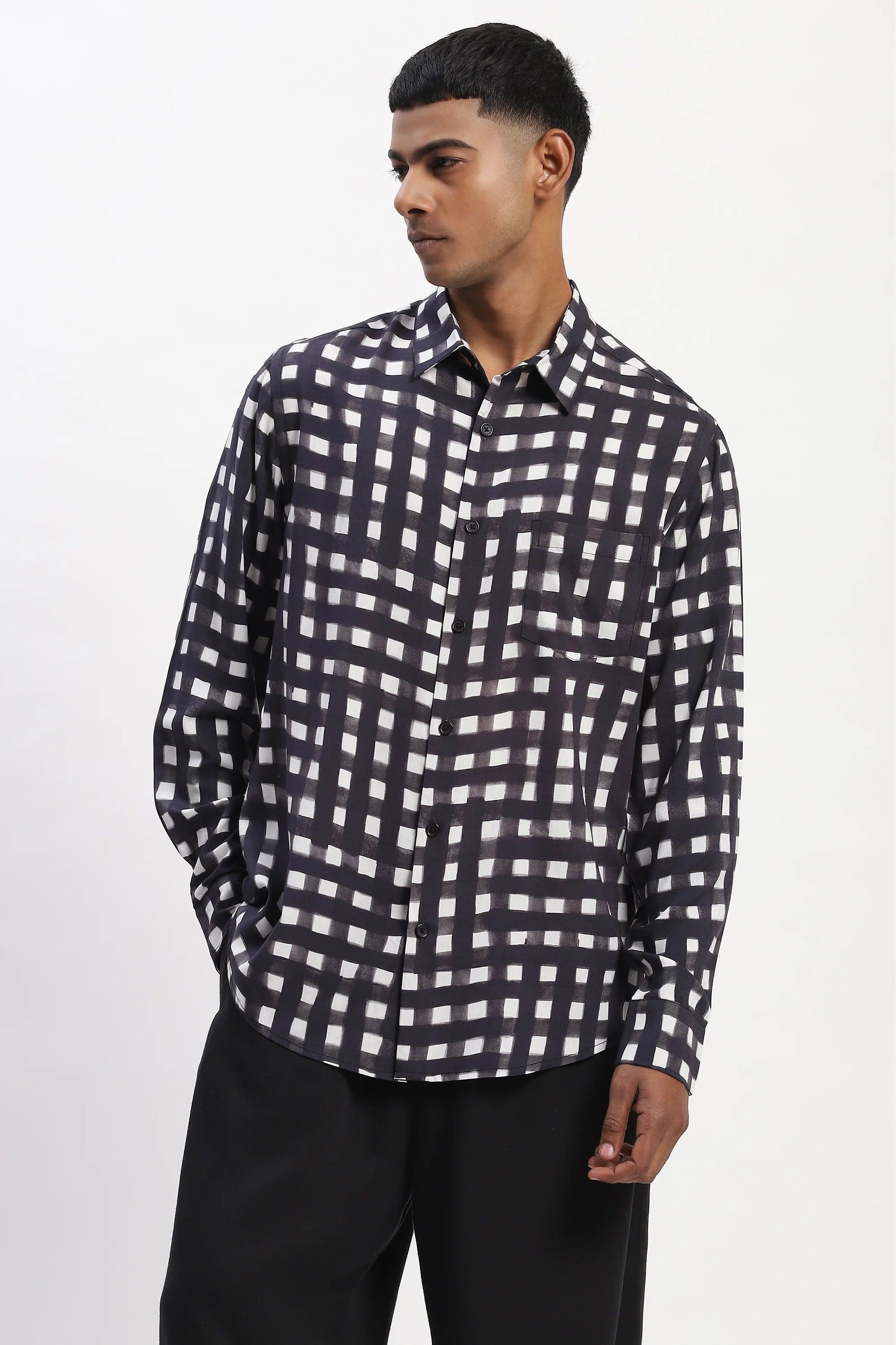 Watercolour Checks Shirt